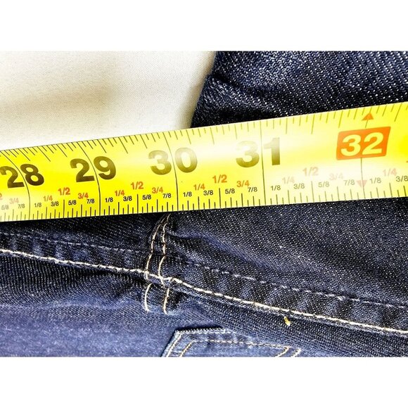 American Eagle Outfitters Size 28X30 Men's Straight Blue Denim 5 Pocket Jeans - Picture 4 of 10